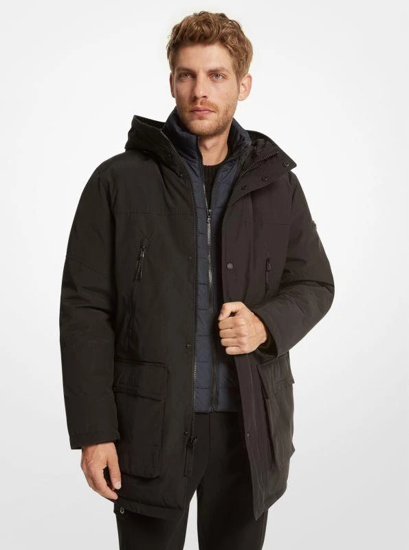 商品Michael Kors|Benson 2-in-1 Woven Parka,价格¥518,第1张图片