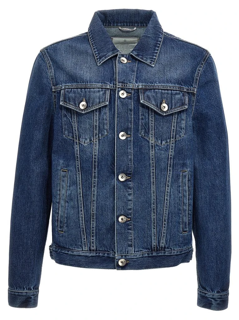 商品Brunello Cucinelli|Denim Jacket Casual Jackets, Parka Blue,价格¥8579,第1张图片