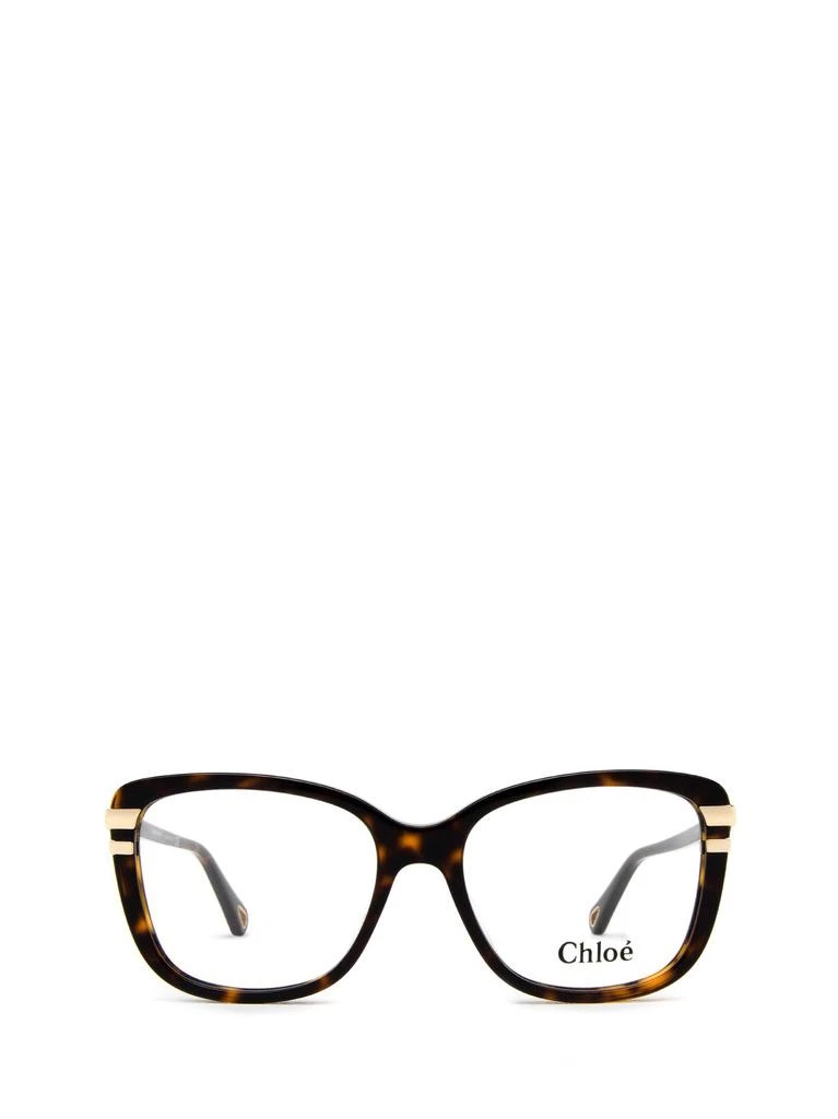 商品Chloé|Chloé Eyewear Squared Frame Glasses,价格¥2084,第1张图片