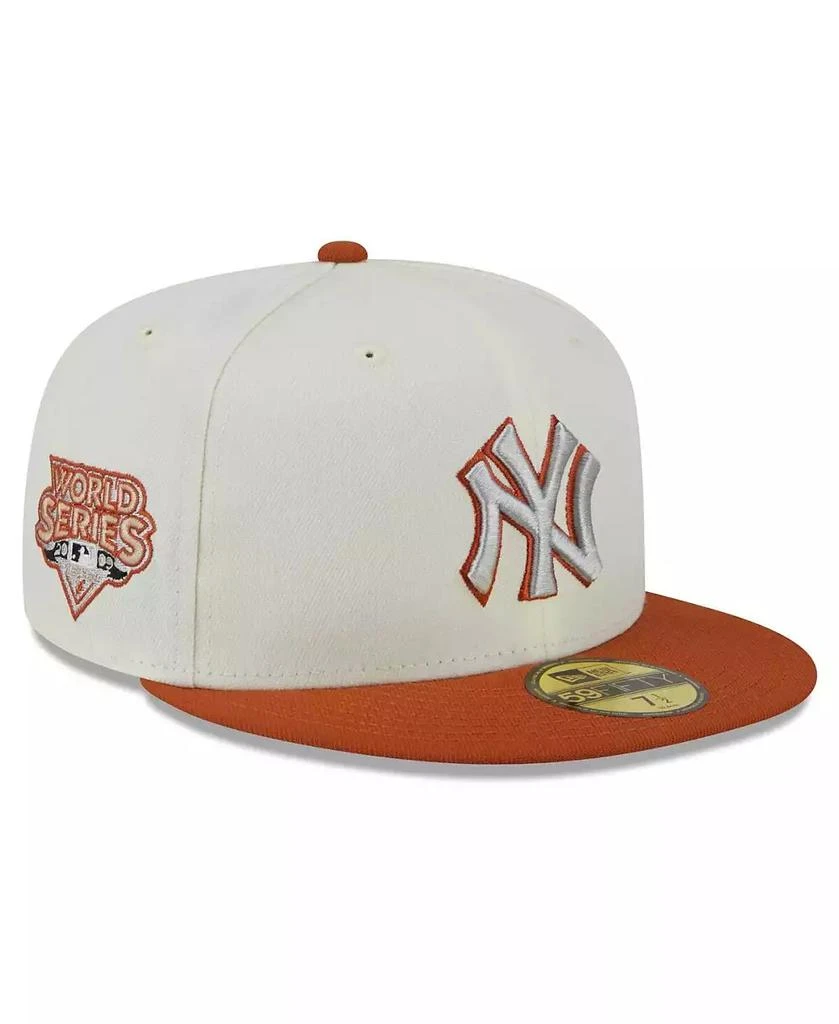 商品New Era|Men's Cream, Orange New York Yankees 59FIFTY Fitted Hat,价格¥246,第1张图片