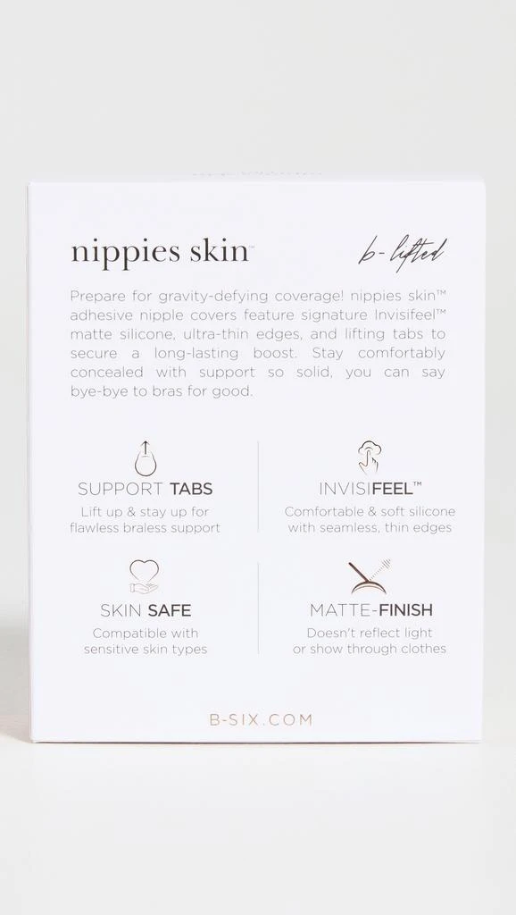 商品Bristols 6|Bristols 6 Nippies Skin Tabs 乳贴,价格¥246,第3张图片详细描述