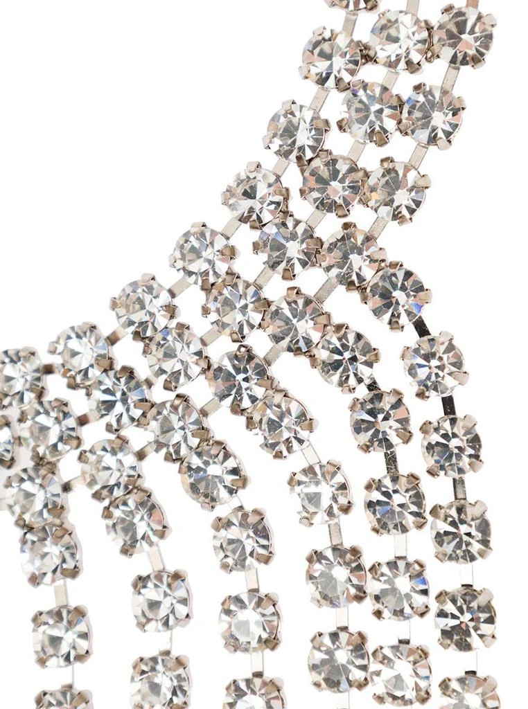 商品Alessandra Rich|Brass and Glass Crystal Necklace with Fringes Woman,价格¥3390,第2张图片详细描述