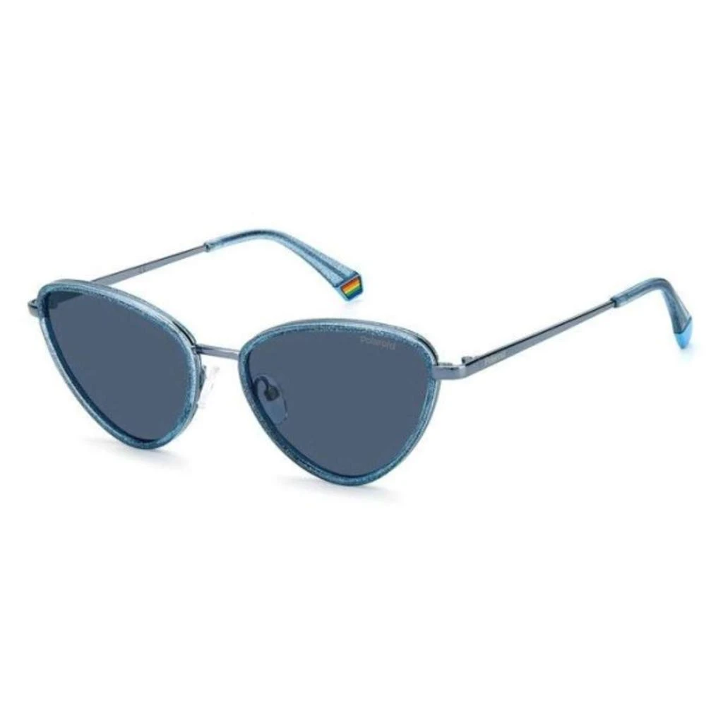 商品Polaroid|Polaroid Women's Blue Cat-Eye Polarized Sunglasses,价格¥153,第1张图片