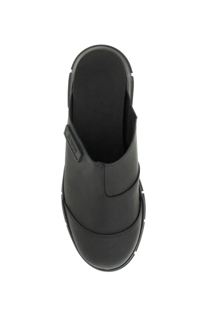 商品Ganni|Ganni Recycled Rubber City Mules,价格¥918,第2张图片详细描述