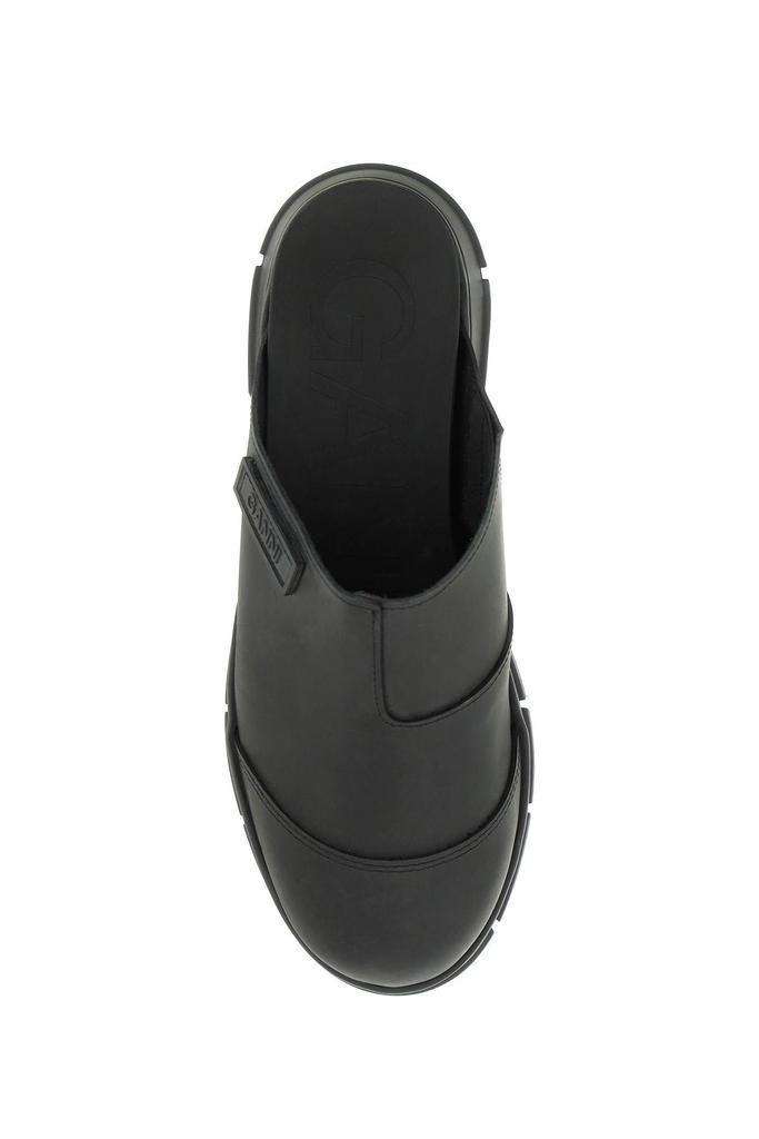 商品Ganni|Ganni Recycled Rubber City Mules,价格¥906,第4张图片详细描述