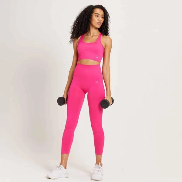 商品Myprotein|MP Women's Shape Seamless 7/8 Leggings - Magenta,价格¥216,第2张图片详细描述