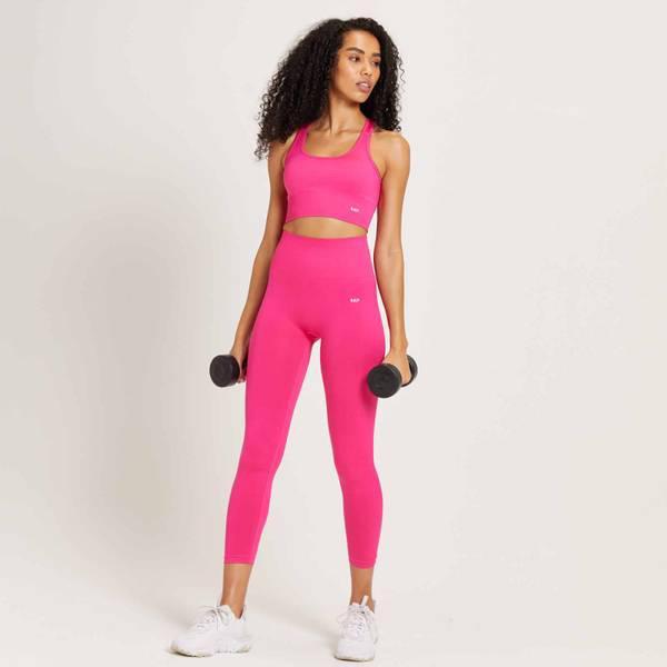 商品Myprotein|MP Women's Shape Seamless 7/8 Leggings - Magenta,价格¥331-¥403,第4张图片详细描述