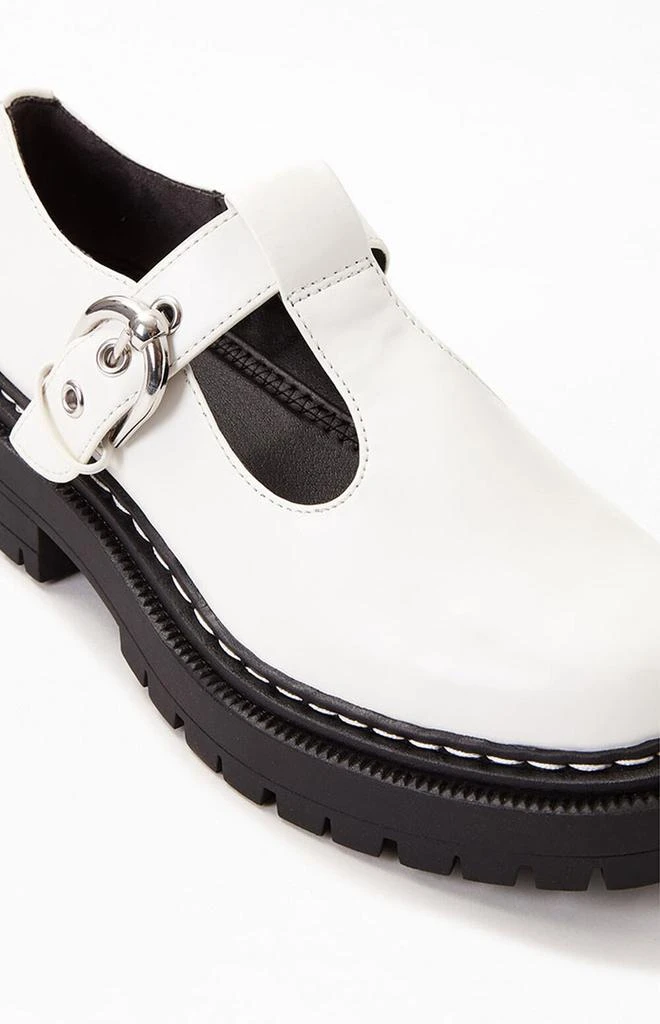 Women's White Emelia Platform Loafers 商品