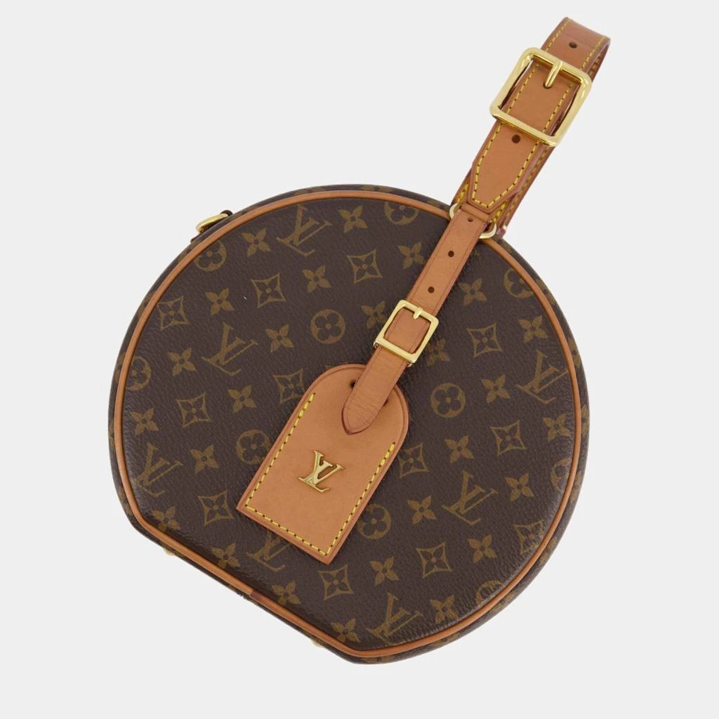 商品[二手商品] Louis Vuitton|Louis Vuitton Monogram Canvas Petite Boite Chapeau Cross-Body Bag with Gold Hardware,价格¥32796,第5张图片详细描述