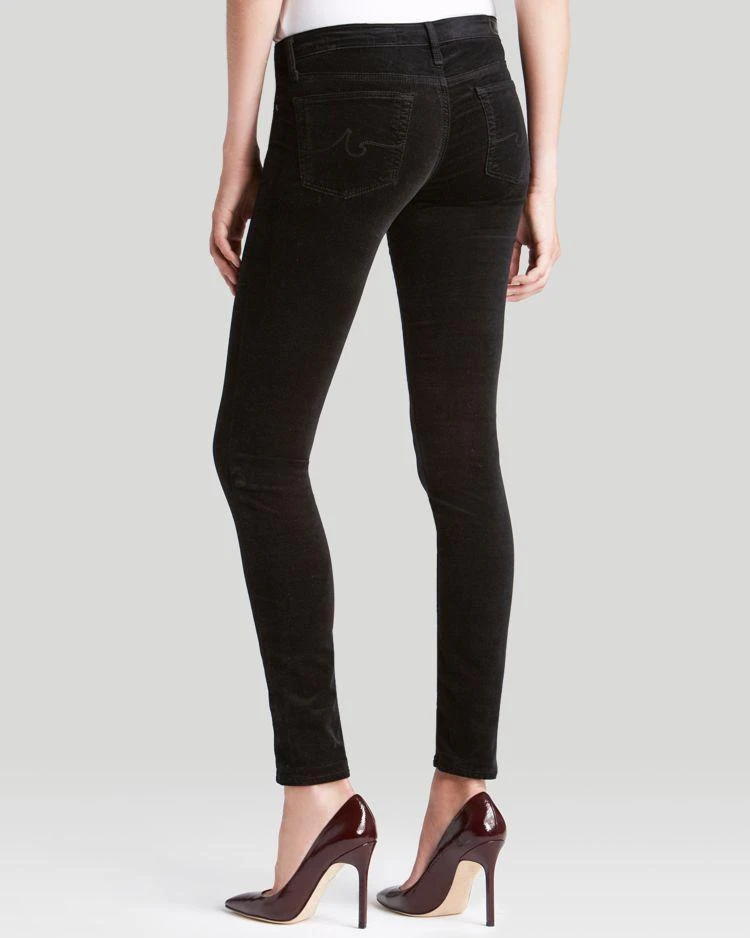 商品AG|Super Skinny Velvet Jeans in Super Black,价格¥500,第2张图片详细描述