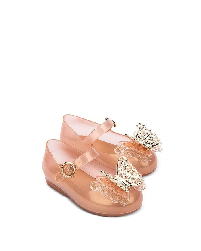 商品Mini Melissa|Girls' Sweet Love Fly II Butterfly Flats - Toddler,价格¥186,第1张图片