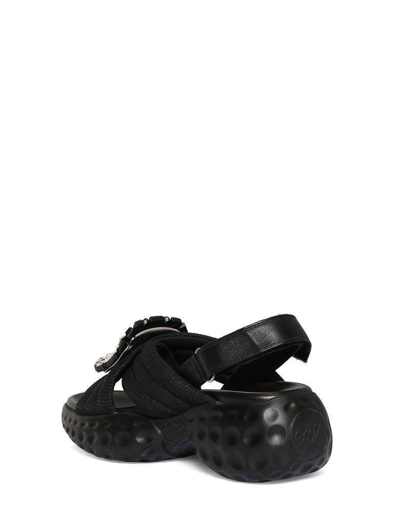 商品Roger Vivier|40mm Viv Run Scuba Sandals,价格¥10305,第3张图片详细描述