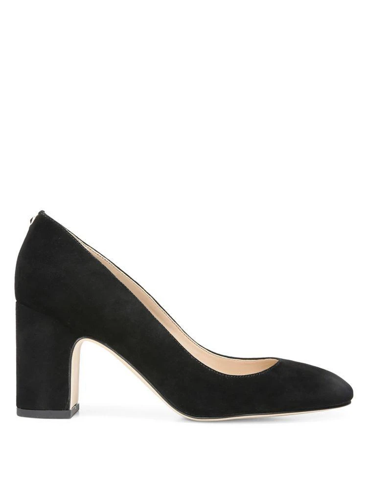 Junie Block Heel Suede Pumps 商品