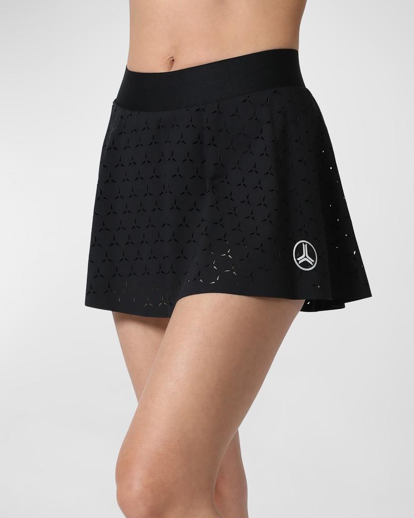 Speed Hypersonic Pixelation Flounce Tennis Skirt商品第1张图片规格展示