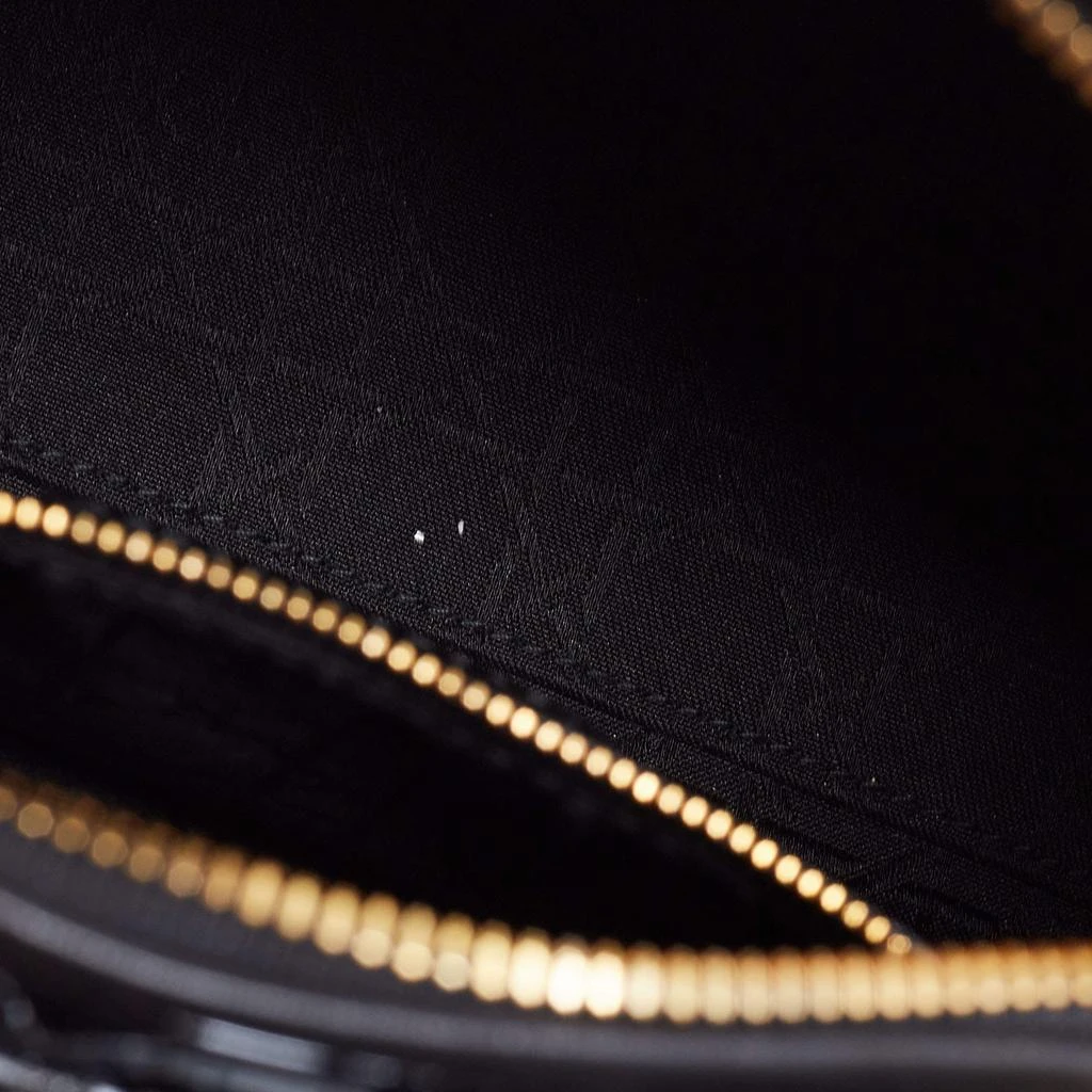 Dior Black Cannage Patent Leather Medium Lady Dior Tote 商品