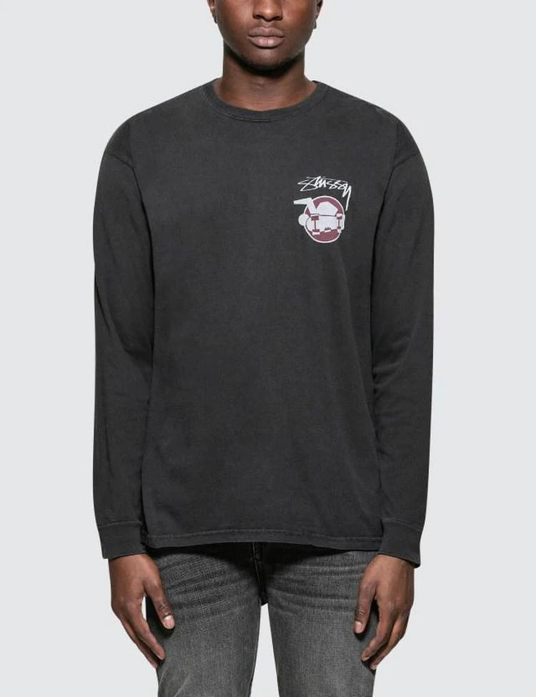 商品STUSSY|Skateman Pig. Dyed L/S T-Shirt,价格¥253,第1张图片