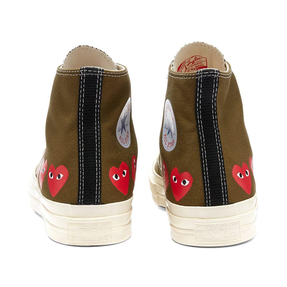 Comme des Garcons Play x Converse Chuck Taylor Multi Heart 1商品第3张图片规格展示