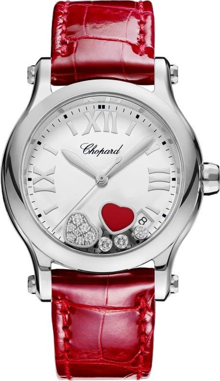 商品Chopard|Happy Hearts Quartz White Dial Ladies Watch 278582-3005,价格¥36743,第1张图片
