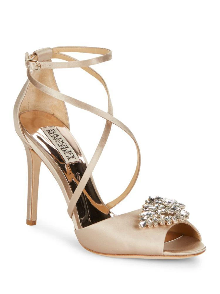Tatum Satin Stiletto Heel Sandals 商品