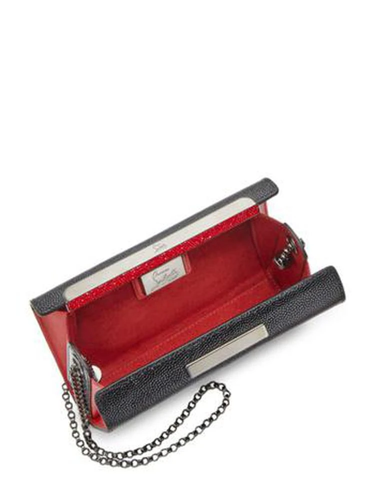 商品Christian Louboutin|Christian Louboutin - Vanite Small Leather Convertible Clutch,价格¥10881,第2张图片详细描述