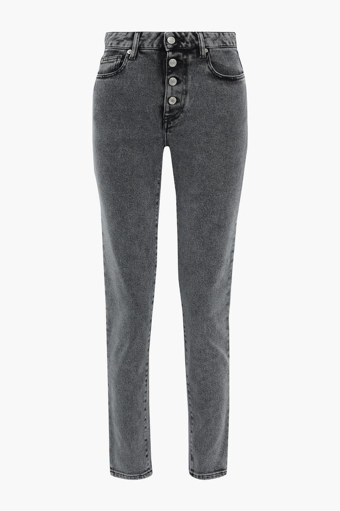 Gaety faded  high-rise slim-leg jeans商品第1张图片规格展示