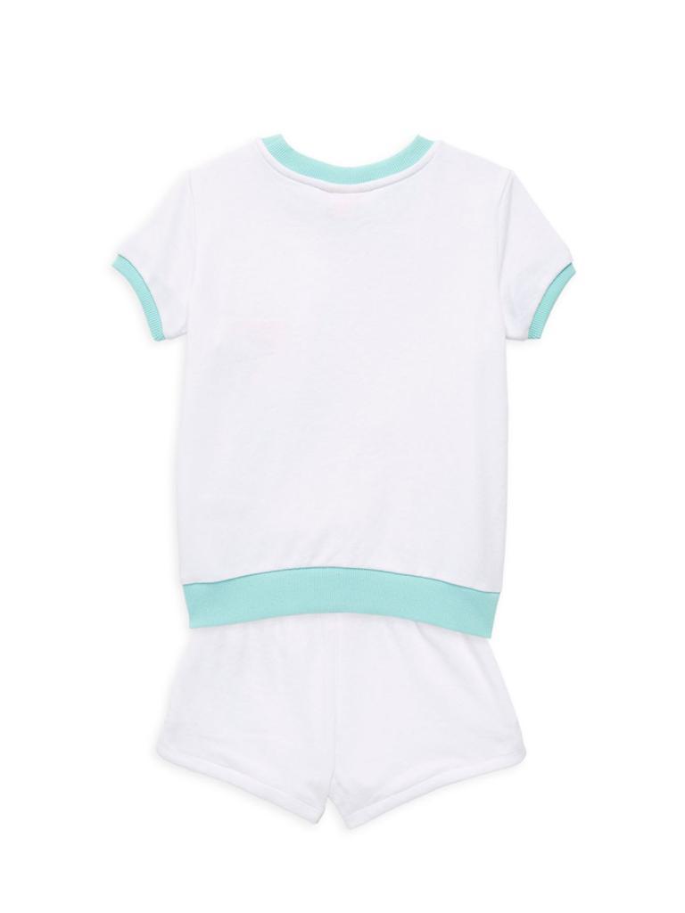 商品Juicy Couture|Little Girl’s 2-Piece Rainbow Tee & Shorts Set,价格¥183,第4张图片详细描述