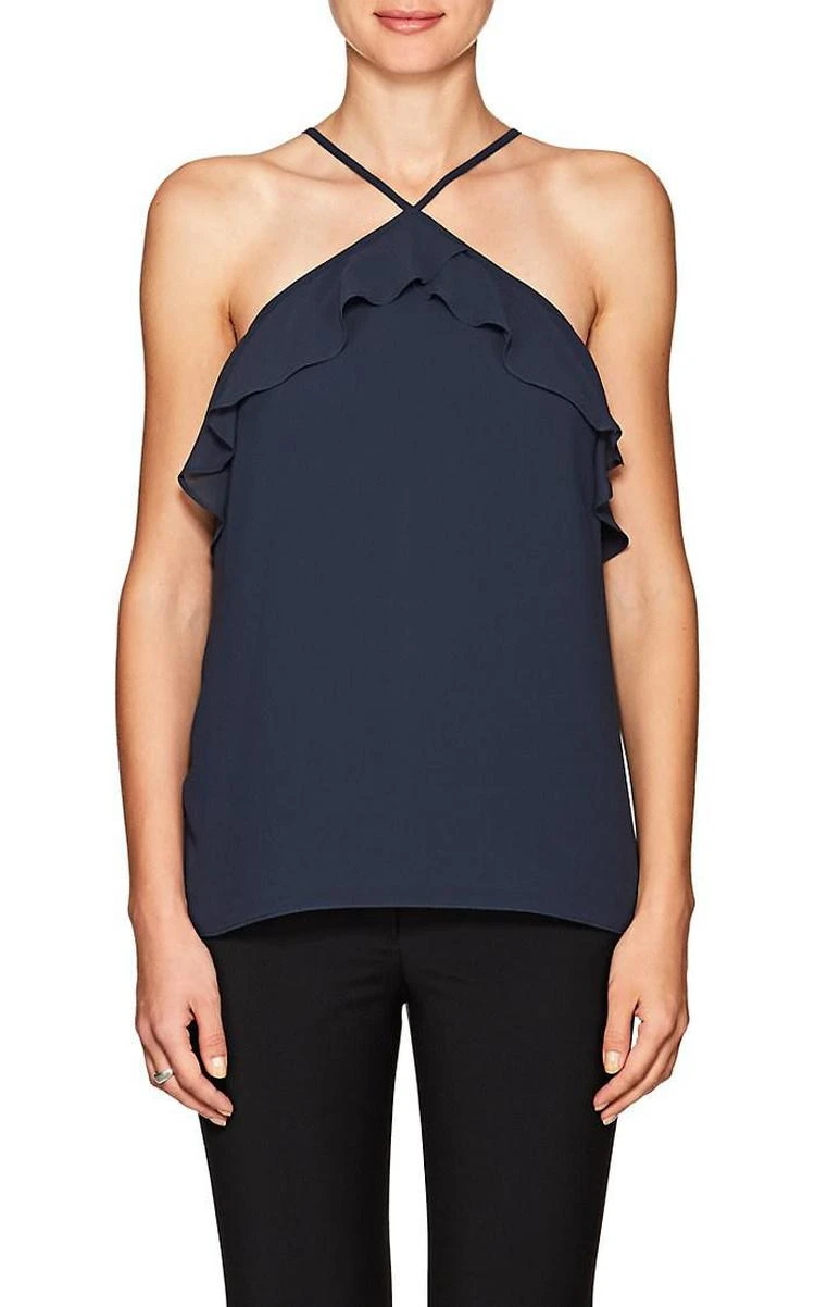 商品Haute Hippie|Crepe Halter Top,价格¥240,第1张图片