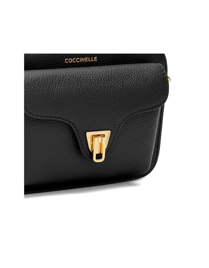 商品Coccinelle|Black Beat Soft Grainy Leather Mini Camera Bag,价格¥1107,第3张图片详细描述