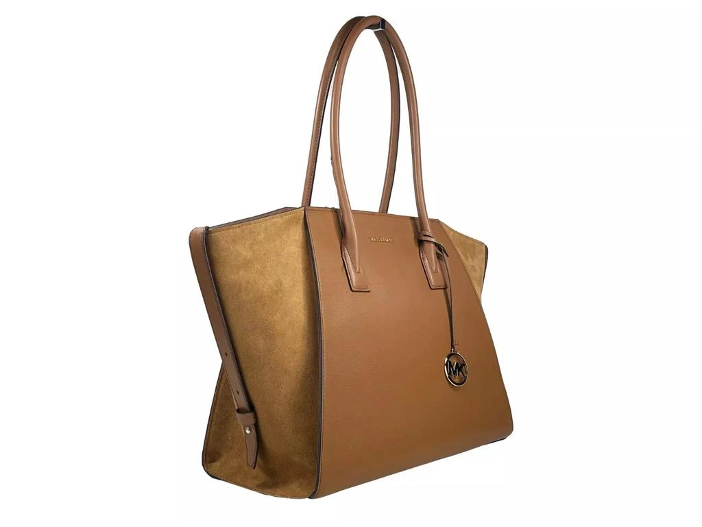 商品Michael Kors|Avril XL Suede Leather Top Zip Satchel Bag Luggage Women's,价格¥2473,第2张图片详细描述