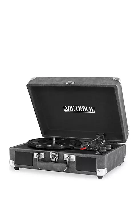 商品Victrola|Bluetooth Suitcase 3 Speed Turntable Record Player,价格¥528,第3张图片详细描述