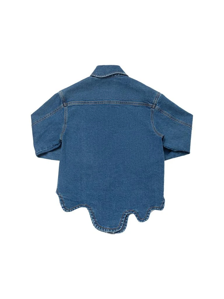 商品Moschino|Asymmetrical Cotton Denim Jacket,价格¥978,第2张图片详细描述