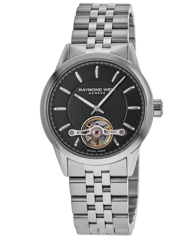 商品Raymond Weil|Raymond Weil Freelancer Automatic Black Dial Stainless Steel Men's Watch 2780-ST-20001,价格¥13736,第1张图片
