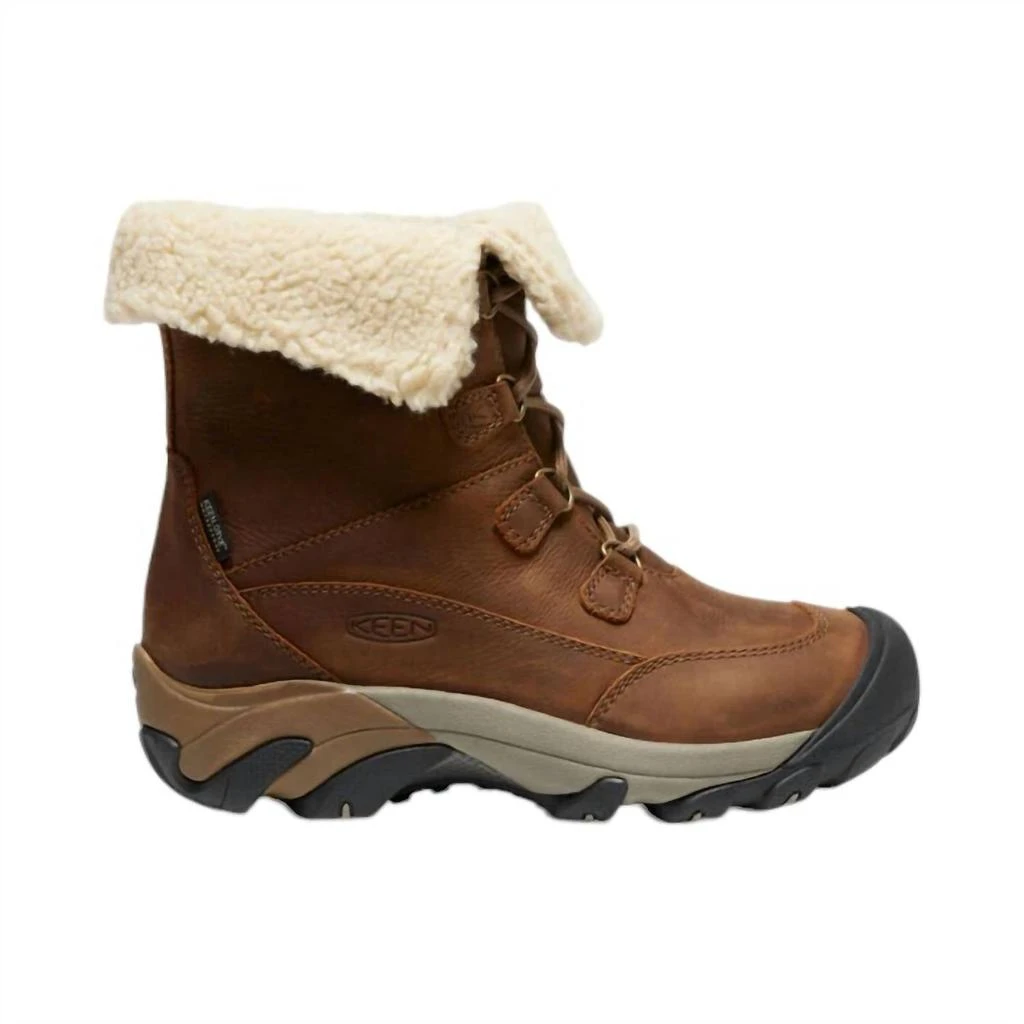 商品Keen|Women's Betty Boot Short Winter Boots In Brown/shitake,价格¥862,第3张图片详细描述