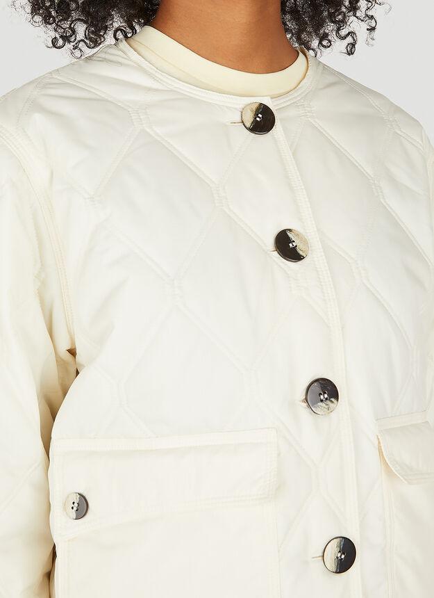 Peter Pan Collar Jacket in White商品第6张图片规格展示