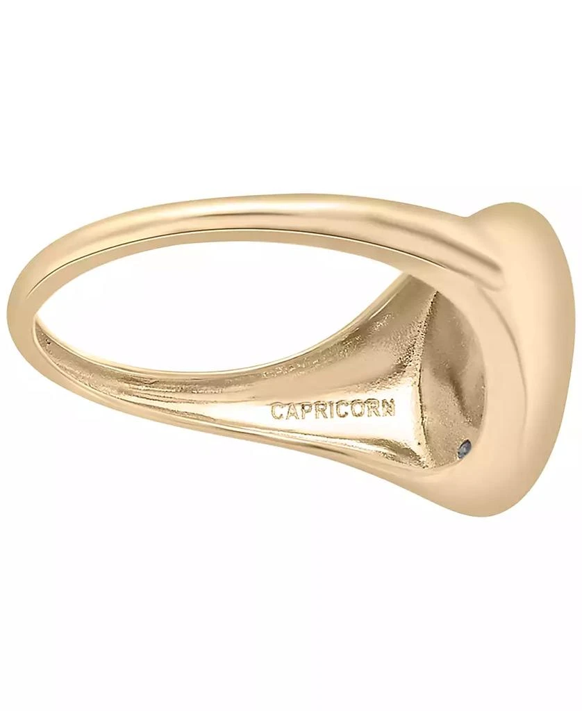 商品Wrapped|Diamond Capricorn Constellation Ring (1/20 ct. t.w.) in 10k Gold, Created for Macy's,价格¥2880,第3张图片详细描述