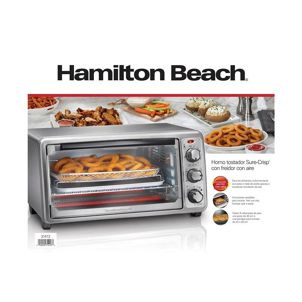 Sure-Crisp™ Air Fryer Toaster Oven, 6 Slice Capacity, Stainless Steel Exterior 商品