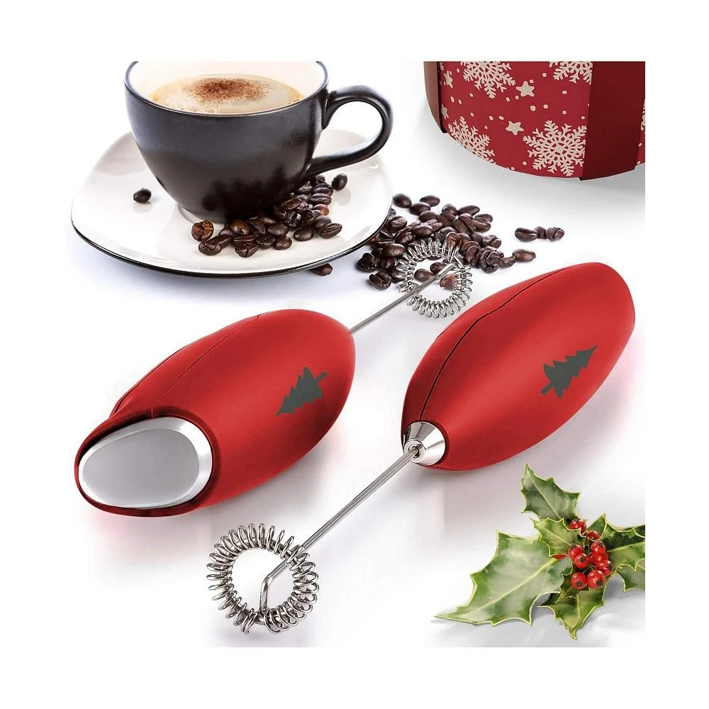 商品Zulay Kitchen|Milk Frother With Stand Christmas Edition,价格¥102,第3张图片详细描述