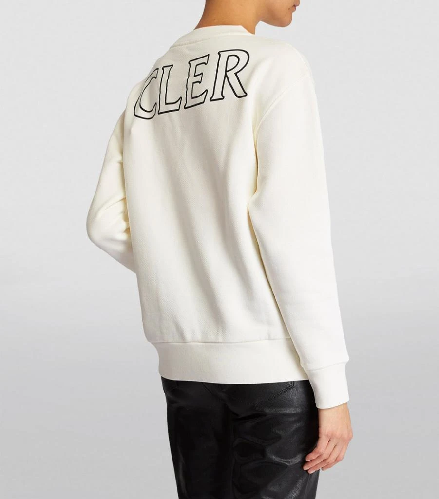 商品Moncler|Cotton Logo Sweatshirt,价格¥4739,第4张图片详细描述