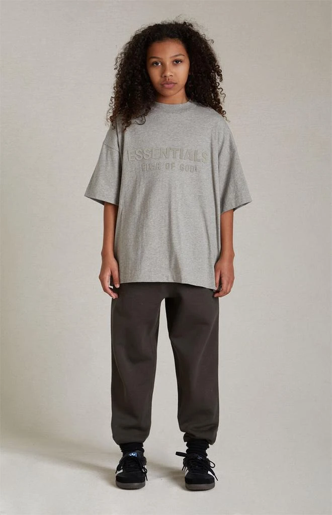 商品Essentials|Essentials Dark Heather Oatmeal T-Shirt,价格¥162,第5张图片详细描述