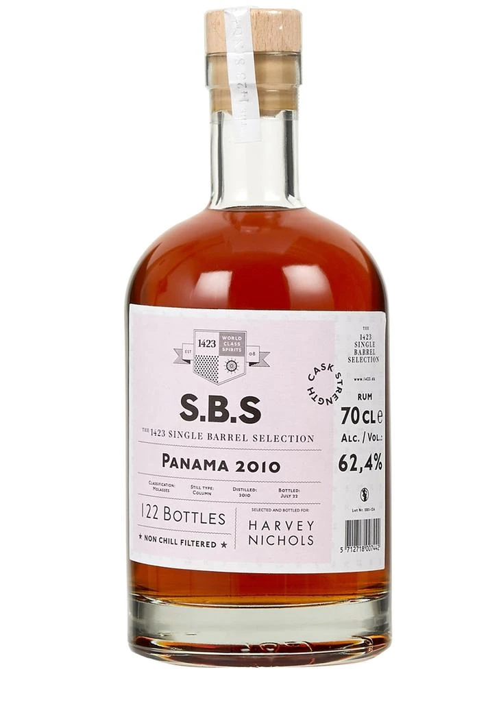 商品1423 Single Barrel Selection|Harvey Nichols x S.B.S Panama 2010 Experimental Cask Series Rum,价格¥1029,第2张图片详细描述