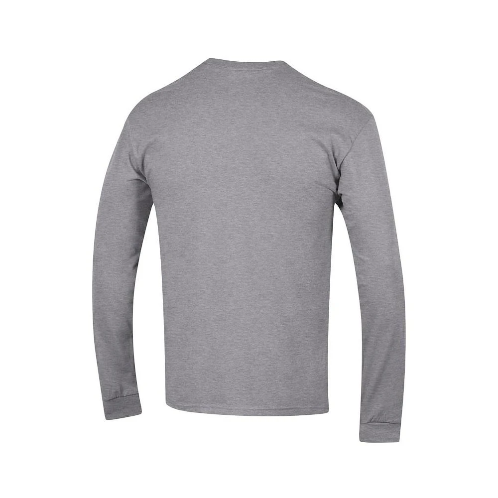 商品CHAMPION|Men's Heather Gray Ole Miss Rebels High Motor Long Sleeve T-shirt,价格¥236,第3张图片详细描述