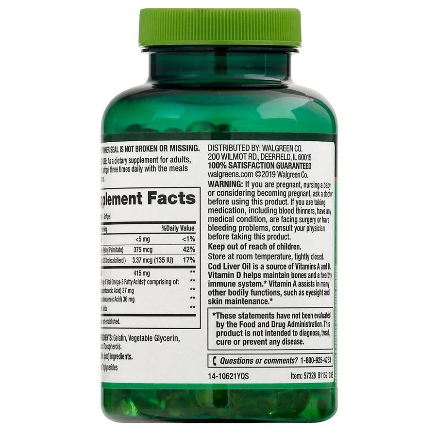 商品Finest Nutrition|鳕鱼肝油,价格¥111,第2张图片详细描述