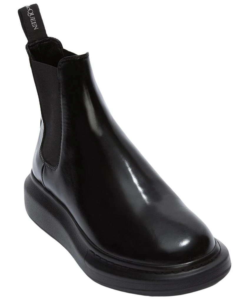 商品Alexander McQueen|Alexander McQueen Leather Boot,价格¥3304,第1张图片