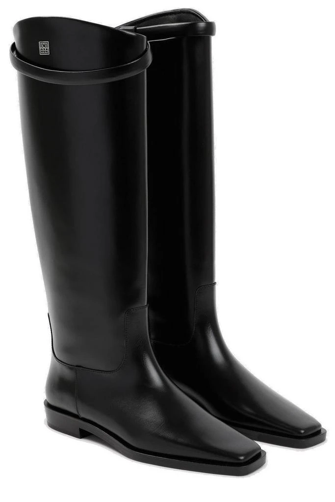 商品Totême|Totême Square-Toe Riding Knee-High Boots,价格¥5657,第3张图片详细描述