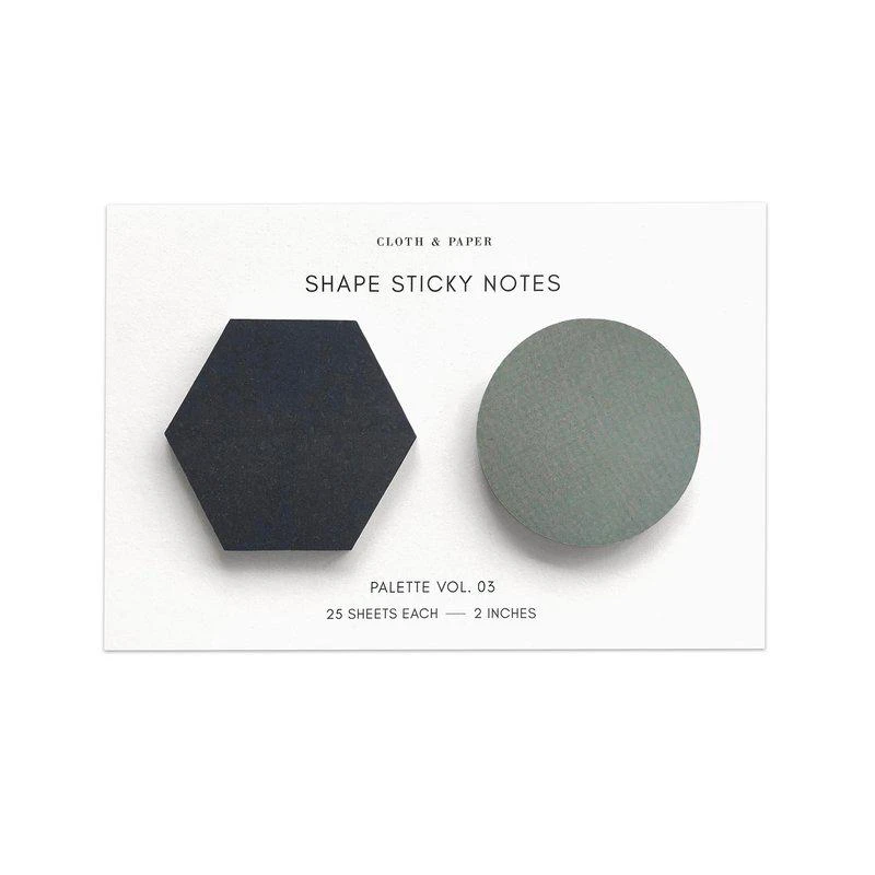 商品Cloth & Paper|Shape Sticky Note Set,价格¥54,第1张图片