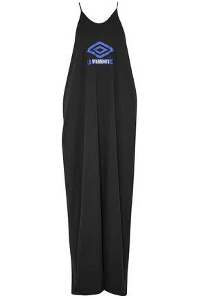 商品Vetements|+ Umbro printed cotton-jersey maxi dress,价格¥4951,第1张图片