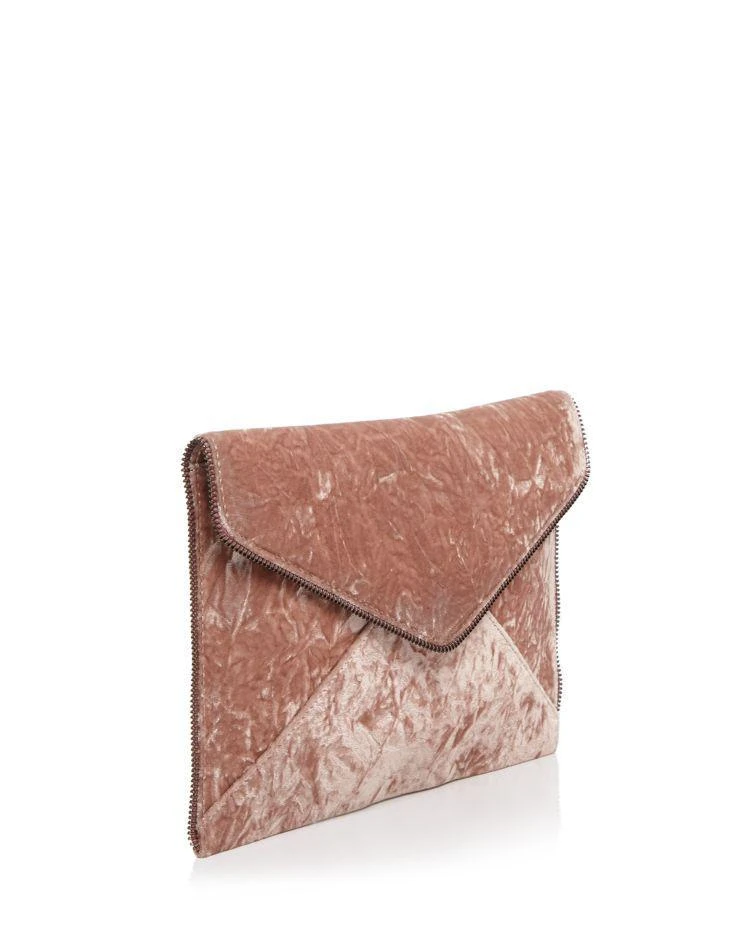 商品Rebecca Minkoff|Leo Crushed Velvet Clutch,价格¥533,第4张图片详细描述