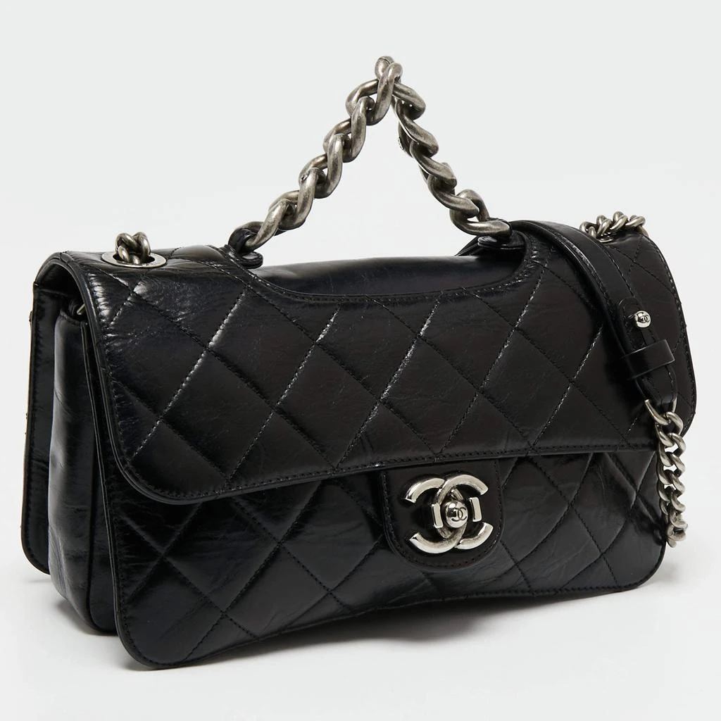 商品[二手商品] Chanel|Chanel Black Quilted Leather Medium Perfect Edge Flap Bag,价格¥22684,第3张图片详细描述