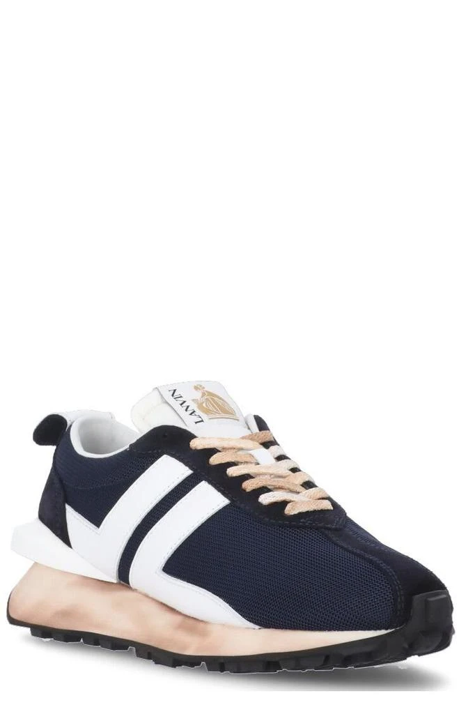 商品Lanvin|Lanvin Bumpr Panelled Lace-Up Sneakers,价格¥2353,第2张图片详细描述