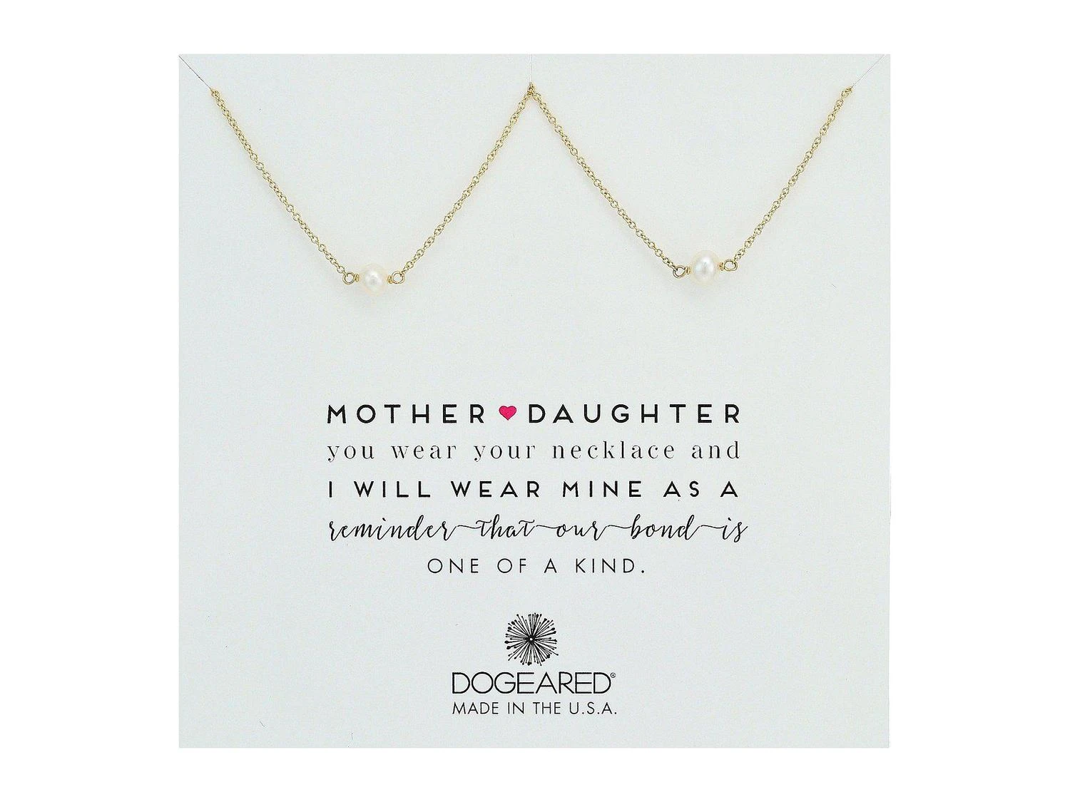商品Dogeared|Mother & Daughter, 2 Small Pearl Necklace,价格¥620,第1张图片